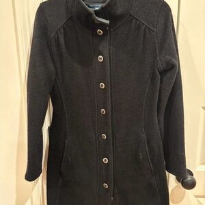 Kuhl Women's Black Button-Up Trench Coat